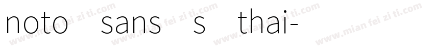 noto sans s thai字体转换